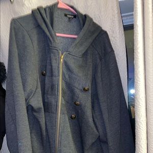 Torrid size 4 military hoodie